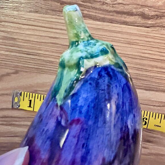 Vietri Italian Majolica Ceramic Vegetable Hand Painted Large Vintage Set of 5 - Picture 9 of 14